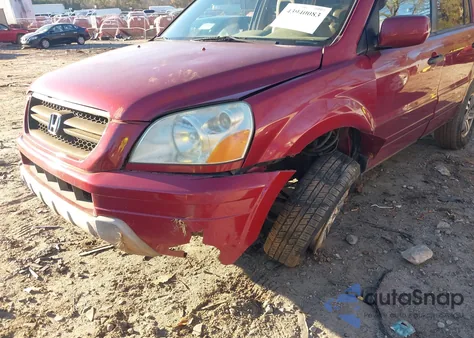 2005 Honda Pilot Ex-L из США, поврежденный, VIN 2HKYF18555H517778